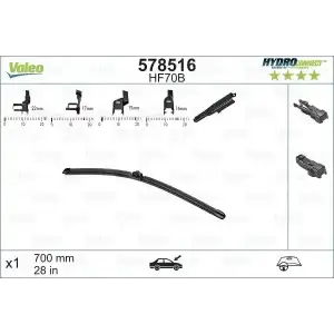 VALEO Silecek Süpürgesi Ön Takım ((70x70 Mm)) - VW Grubu (VW/Audi/Seat/Skoda) 119383
