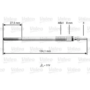 VALEO Kızdırma Bujisi ((Geçmeli)) - Ford 345138