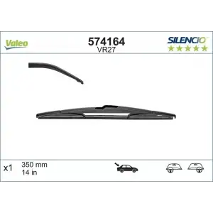 VALEO Silecek Süpürgesi Arka ((350 MM)) - Peugeot / Citroën / DS 574164