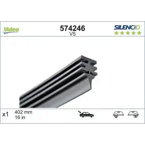 VALEO Silecek Süpürgesi (Tek Silecek Lastgi) - Fiat / Alfa / Lancia 574246