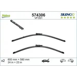 VALEO Silecek Süpürgesi Ön Takım (574306) - BMW / Mini