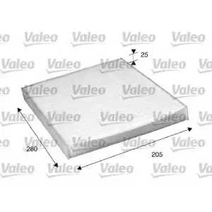 VALEO Polen Filtresi (E900li / LA 31 (Karbonsuz)) - VW Grubu (VW/Audi/Seat/Skoda) 698885