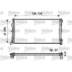 VALEO Su Radyatörü (732956) - Fiat / Alfa / Lancia