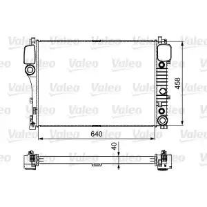 VALEO Su Radyatörü (735299) - Mercedes-Benz