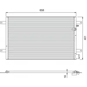 VALEO Klima Radyatörü (8FC 351 343-441) - VW Grubu (VW/Audi/Seat/Skoda) 814004