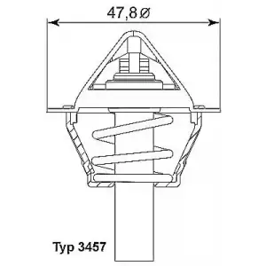 WAHLER Termostat - Mercedes-Benz WHL 3457.90D
