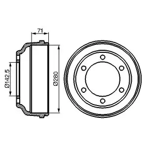 BOSCH Kampana Arka (0986477047) - Ford
