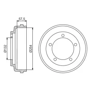BOSCH Kampana Arka (Ö.çeker) - Ford 0986477204