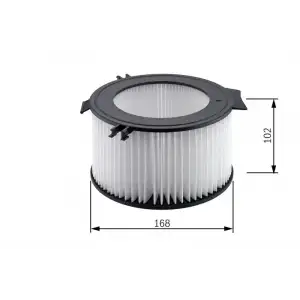 BOSCH Polen Filtresi (La65 / Ah182 (Karbonsuz)) - VW Grubu (VW/Audi/Seat/Skoda) 1987432056