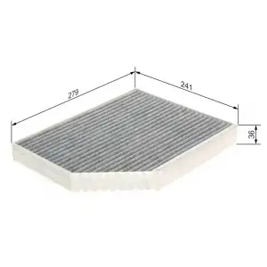 BOSCH Polen Filtresi (E2948lc / Lak386 (Karbonlu)) - VW Grubu (VW/Audi/Seat/Skoda) 1987432369