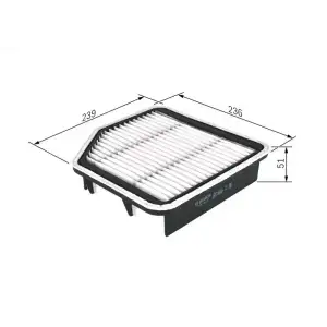 BOSCH Hava Filtresi (F026400192) - Fiat / Alfa / Lancia