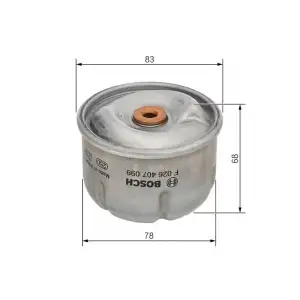 BOSCH Yağ Filtresi (140-200ps Üst) - Ford F026407099