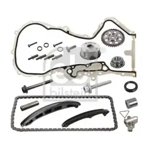 FEBI BILSTEIN Eksantrik Zincir Seti (Konumlandiricili + Yan Kapak Contalı (11 Parça)) - VW Grubu (VW/Audi/Seat/Skoda) 174393