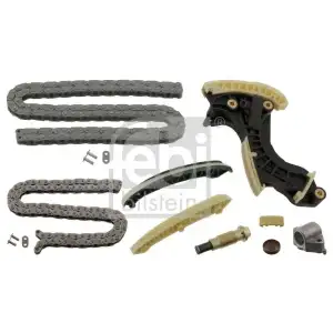FEBI BILSTEIN Eksantrik Zincir Seti (Zincir Gergisi+gergi Yuvası +eks.zinciri +yag Pompa Zincir +4kizak+tapa) - Mercedes-Benz 44975