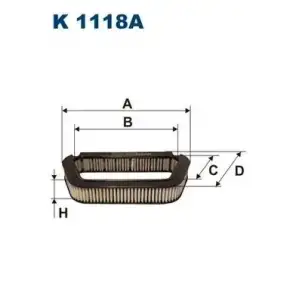 FILTRON Polen Filtresi (Lak176 (Karbonlu)) - VW Grubu (VW/Audi/Seat/Skoda) K 1118A