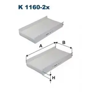 FILTRON Polen Filtresi (Korbonsuz) (K 1160-2x) - BMW / Mini