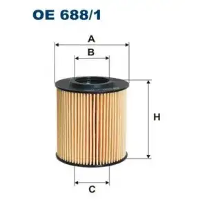 FILTRON Yağ Filtresi (E211h01d208 / Ox422d) - VW Grubu (VW/Audi/Seat/Skoda) OE 688/1
