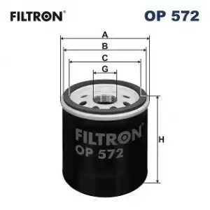 FILTRON Yağ Filtresi (OP 572) - Japon Araçları