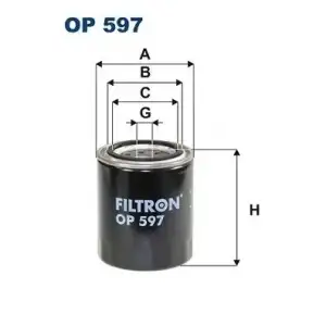 FILTRON Yağ Filtresi (OP 597) - Ford