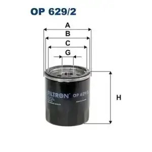 FILTRON Yağ Filtresi (MAZ /zzm123802a / MAZ /zzm123802/1s7g6714da/lr025306) - Ford OP 629/2