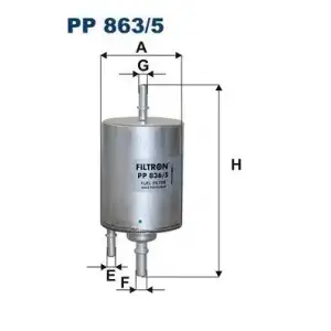 FILTRON Yakıt Filtresi (Kl570 / Ep205) - VW Grubu (VW/Audi/Seat/Skoda) PP 836/5