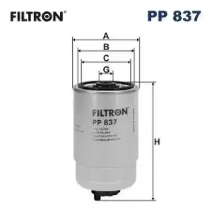 FILTRON Yakıt Filtresi (PP 837) - Opel