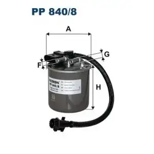 FILTRON Yakıt Filtresi (PP 840/8) - Mercedes-Benz