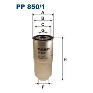 FILTRON Yakıt Filtresi (PP 850/1) - VW Grubu (VW/Audi/Seat/Skoda)