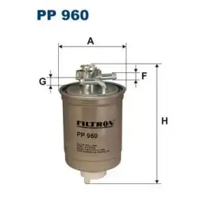 FILTRON Yakıt Filtresi (H133wk) - VW Grubu (VW/Audi/Seat/Skoda) PP 960
