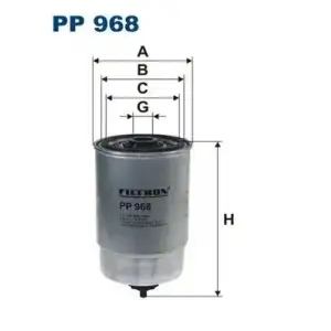 FILTRON Yakıt Filtresi (Mazot Filtresi) (PP 968) - Fiat / Alfa / Lancia