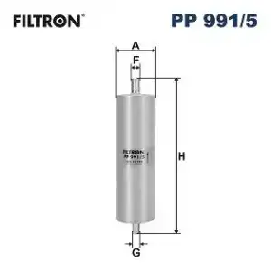 FILTRON Yakıt Filtresi (Kl985 / H418wk) - VW Grubu (VW/Audi/Seat/Skoda) PP 991/5