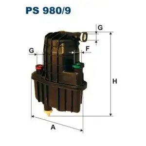 FILTRON Yakıt Filtresi (Mazot Filtresi) (PS 980/9) - Renault / Dacia