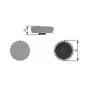 GATES Radyatör Yedek Su Depo Kapağı (RC235) - Opel