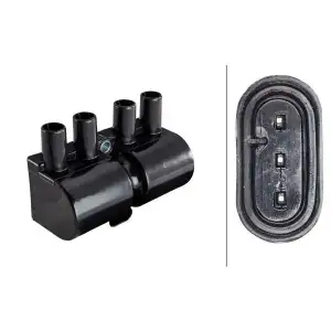 HELLA Ateşleme Bobini (5DA 358 057-031) - Opel