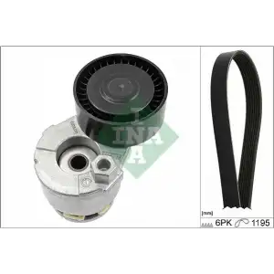 INA V Kayış Seti (6pk1195+534 0269 10 Gergi) - Renault / Dacia 529 0117 10