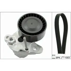 INA V Kayış Seti (534 0480 10 + 6pk1003) - VW Grubu (VW/Audi/Seat/Skoda) 529 0159 10