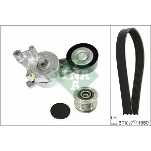 INA V Kayış Seti (534 0059 10 + 535 0012 10 + 6pk1053) - VW Grubu (VW/Audi/Seat/Skoda) 529 0468 20