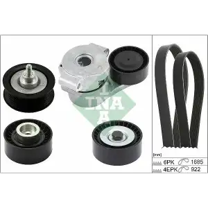 INA V Kayış Seti (6c1q 6d314 Ab/bk21 19a216 Ab/bk21 6c301 CB) - Ford 529 0527 10