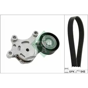INA V Kayış Seti (H1bq 6c301 AA) - Ford 529 0577 10