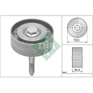 INA V Kayış Gergi Rulmanı (T36382) - VW Grubu (VW/Audi/Seat/Skoda) 532 0596 10