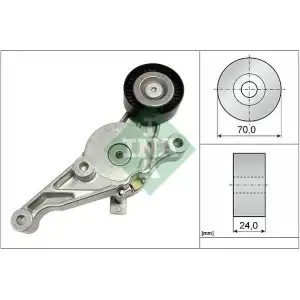 INA V Kayış Gergisi Komple (55790) - VW Grubu (VW/Audi/Seat/Skoda) 534 0151 10