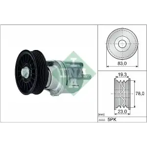 INA V Kayış Gergisi Komple (56305) - VW Grubu (VW/Audi/Seat/Skoda) 534 0185 10
