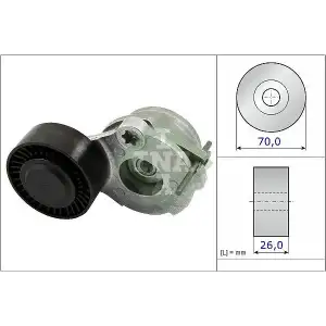 INA V Kayış Gergisi Komple (56352) - VW Grubu (VW/Audi/Seat/Skoda) 534 0470 10