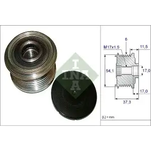 INA Alternatör Kasnağı (535 0149 10) - Fiat / Alfa / Lancia