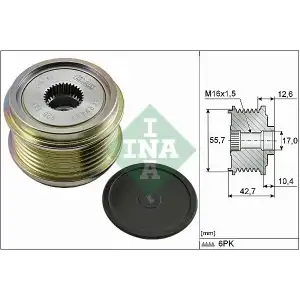 INA Alternatör Kasnağı (535 0276 10) - VW Grubu (VW/Audi/Seat/Skoda)