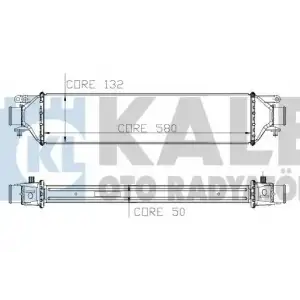 KALE Turbo Radyatörü (Intc. Al+al Sistem) - Fiat / Alfa / Lancia 010CAC030