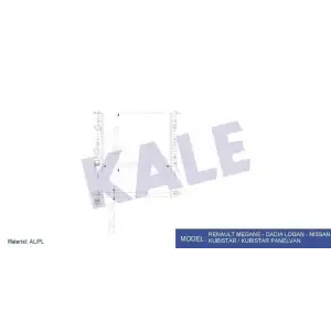 KALE Su Radyatörü (Rta/rte E7J) - Renault / Dacia 0514172AL