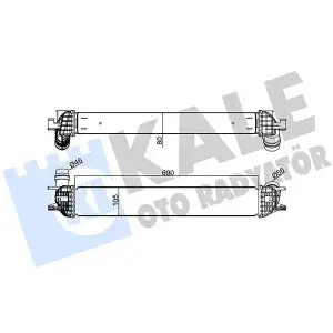 KALE Turbo Radyatörü (Intercooler) (342385) - Renault / Dacia