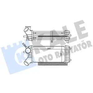 KALE Turbo Radyatörü (8v61 9l440 CC) - Ford 344935