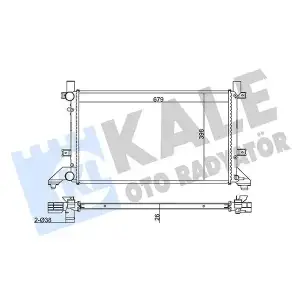 KALE Su Radyatörü (8mk376719701 (682x415x34 Mm)) - VW Grubu (VW/Audi/Seat/Skoda) 345875